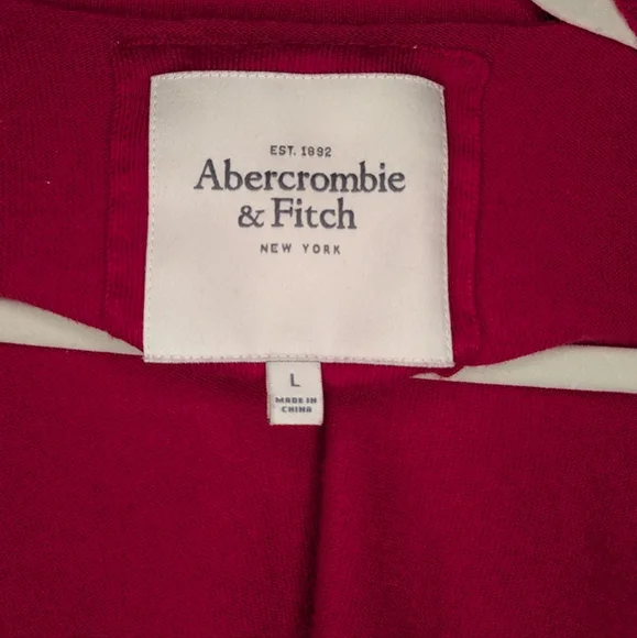 Abercrombie & Fitch Vibrant Red Ruffled Sweater - Picture 3 of 6